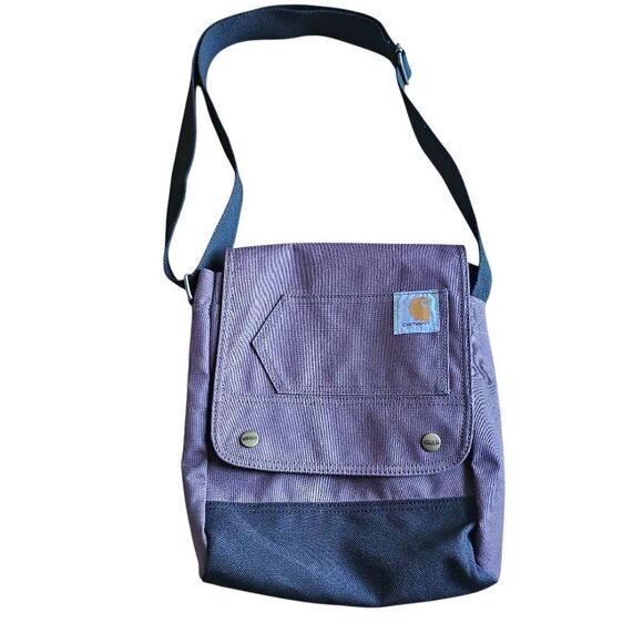 Carhartt womens legacy snap crossbody bag in port wine color - Picture 1 of 9